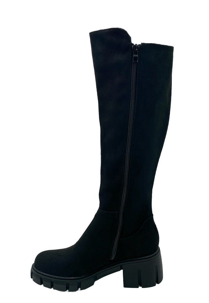 Bota ZB002 Gamuza Ecológica Negro-4