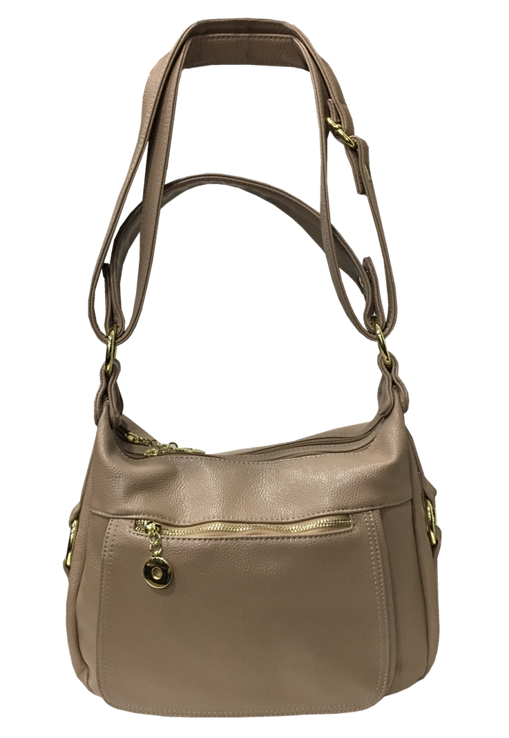 Cartera Cuero Ecológico CRS02 Beige-0