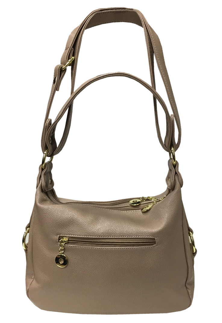 Cartera Cuero Ecológico CRS02 Beige-2