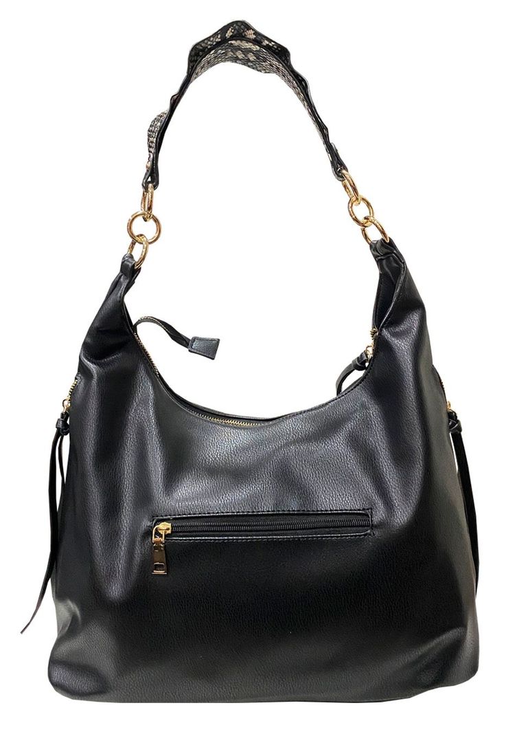 Cartera Cuero Ecológico CRU01 Negro-2