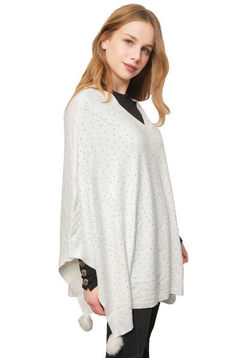 Poncho PO029 Blanco-1