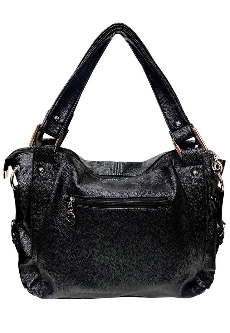 Cartera Cuero Ecológico CRS03 Negro-2