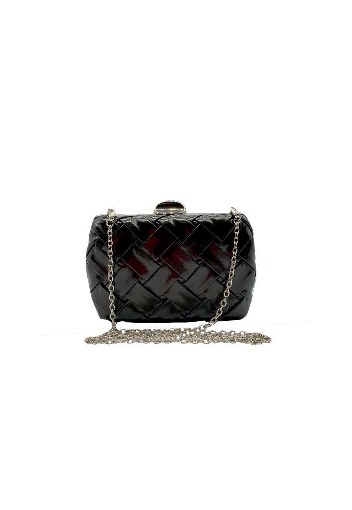 Cartera de fiesta Ecocuero Negro CRX36-0