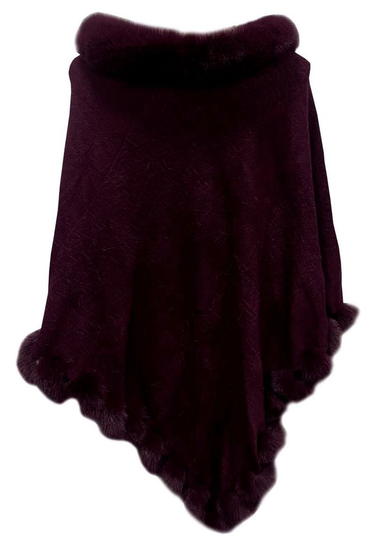 Poncho PO059 Burdeo-1