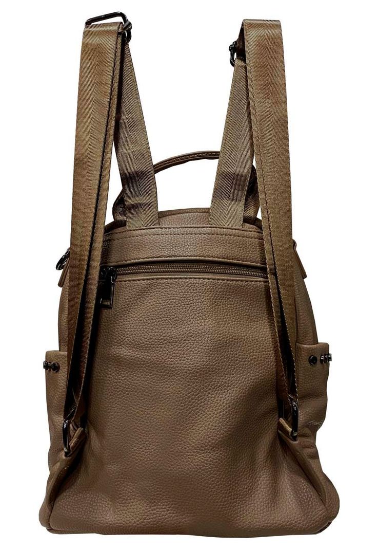 Mochila Cuero CRU45 Beige-2