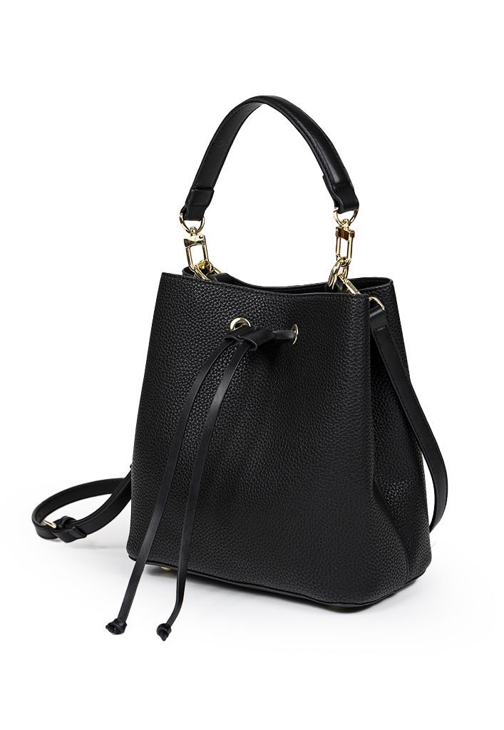 Cartera ecocuero CRU97 Negro-1
