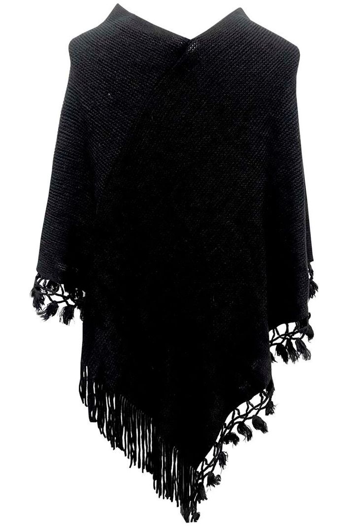 Poncho PO054 Negro-1