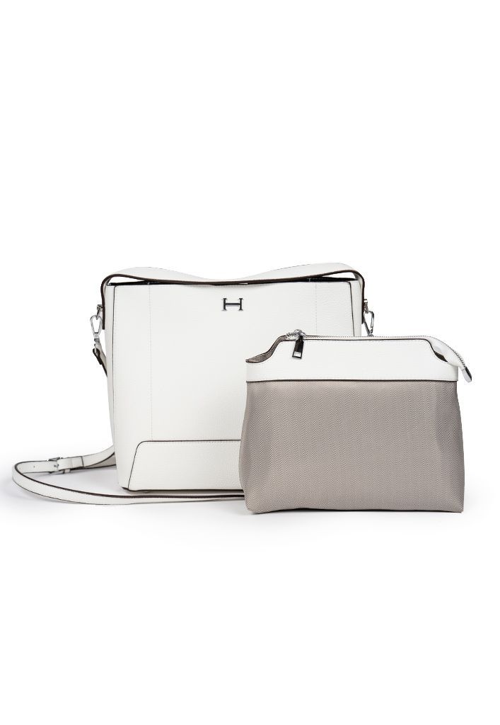 Cartera ecocuero CRU95 Blanco-2