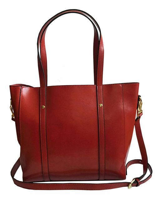Cartera Cuero CRT34 Rojo-2