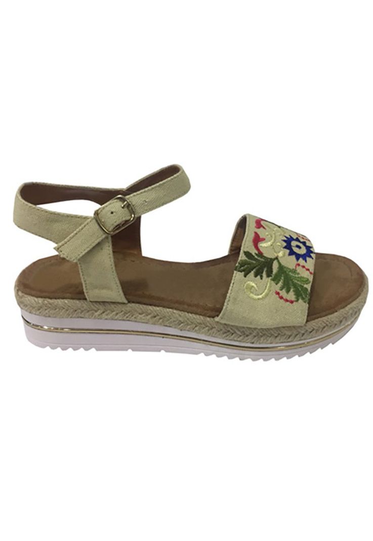 Sandalia Tela ZAV88 Beige-0