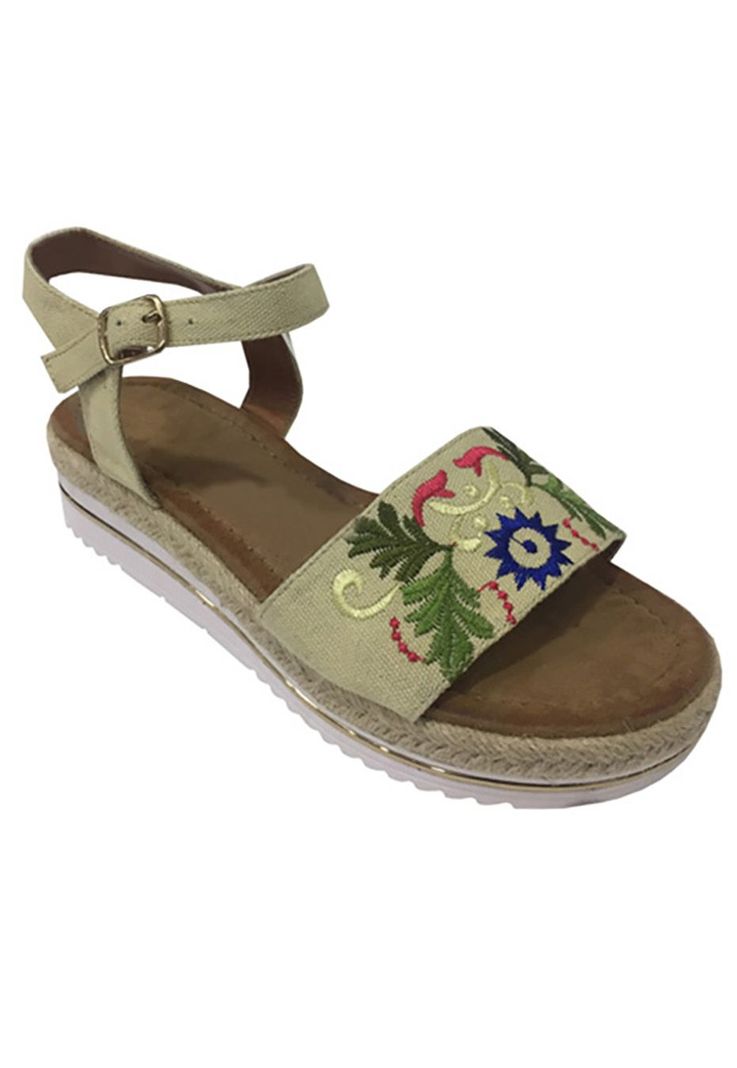 Sandalia Tela ZAV88 Beige-1