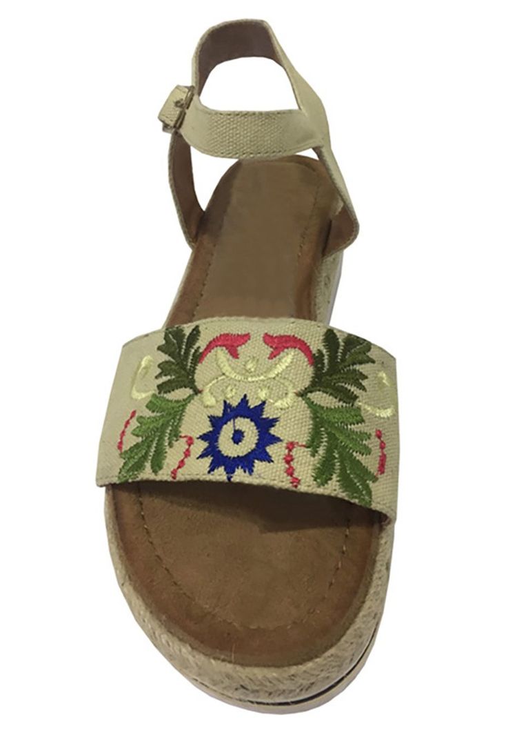 Sandalia Tela ZAV88 Beige-2