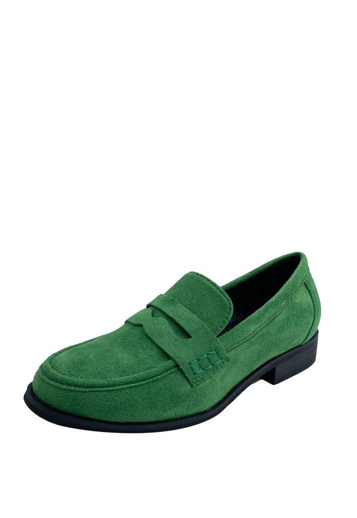 Mocasin Gamuza ecológica ZB008 Verde-3