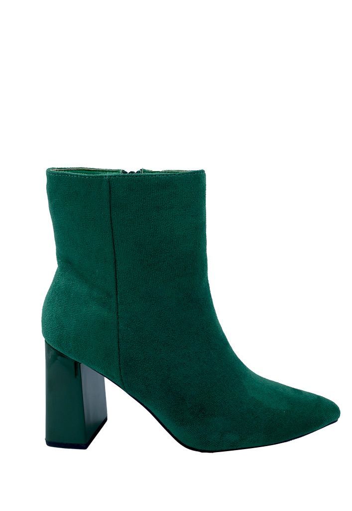 Botin ZAZ89 Gamuza Ecológica Verde-0