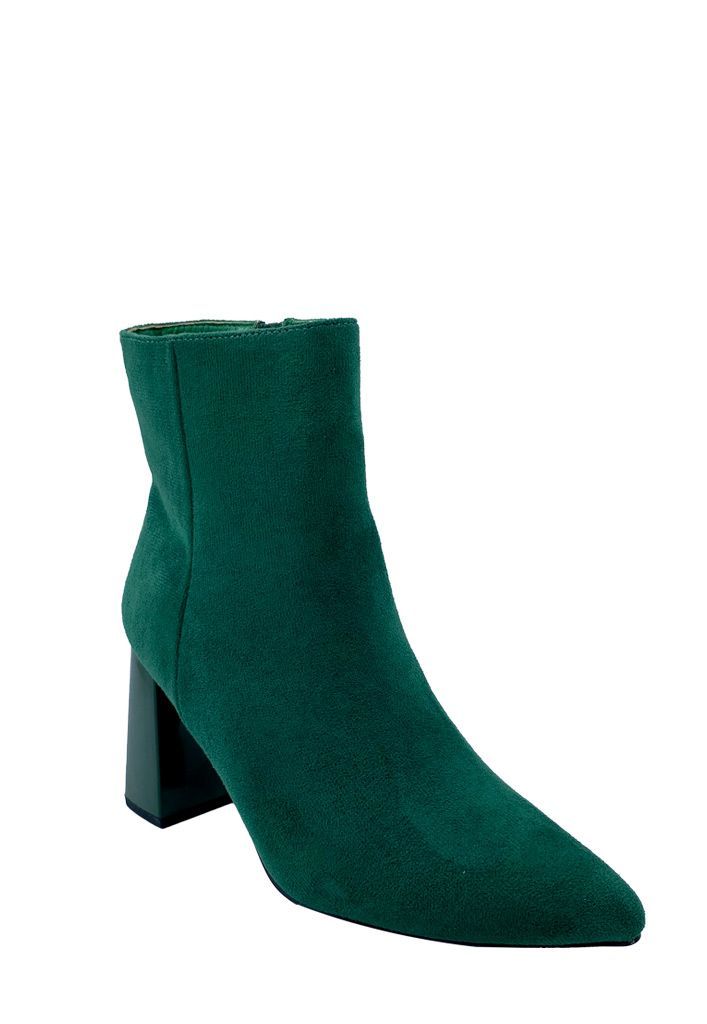 Botin ZAZ89 Gamuza Ecológica Verde-1