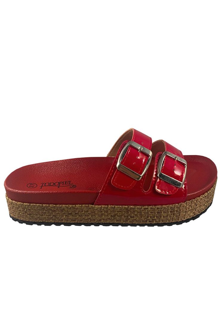 Sandalia Ecocuero ZAU77 Rojo-0