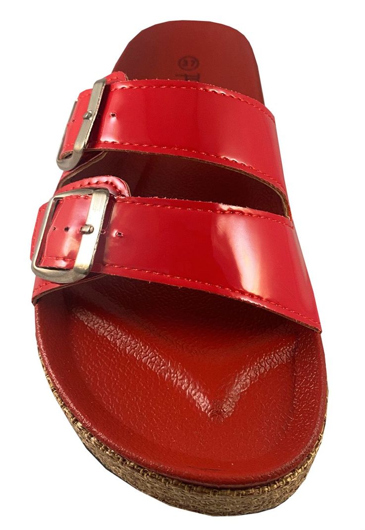 Sandalia Ecocuero ZAU77 Rojo-2