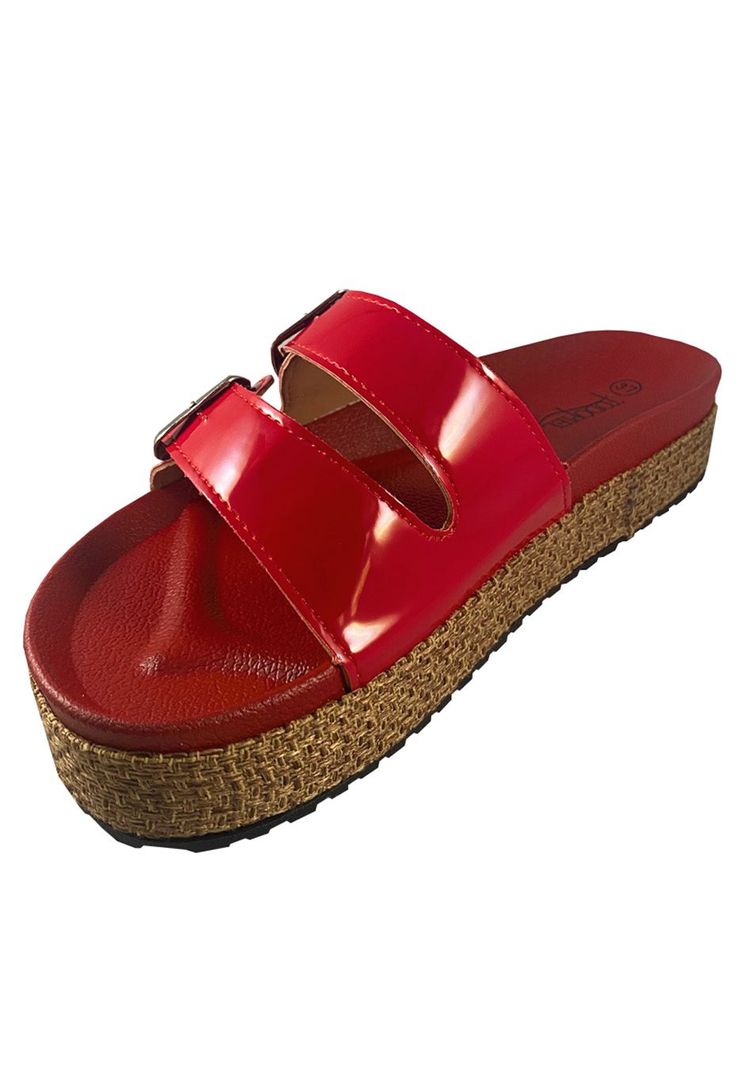 Sandalia Ecocuero ZAU77 Rojo-3