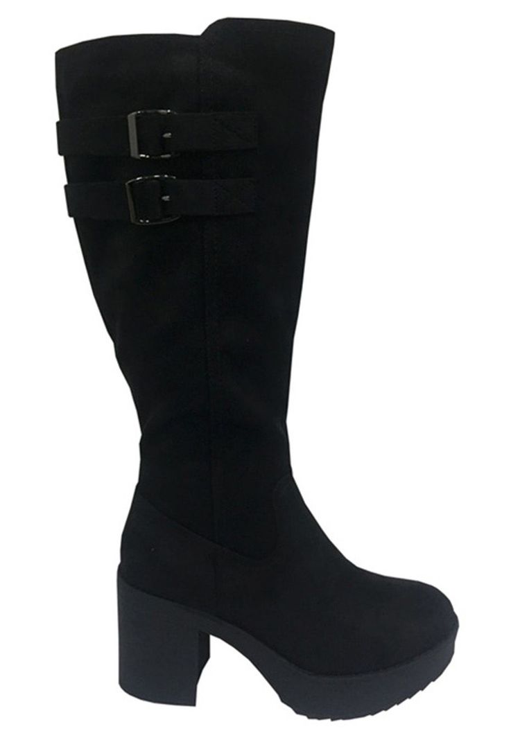 Bota Gamuza Ecológica  ZAV26 Negro-0