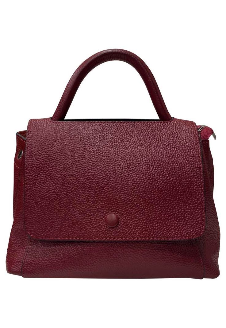 Cartera Cuero CRT40 Rojo-0