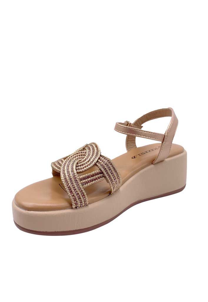 Sandalia Mujer Beige ZB025-3