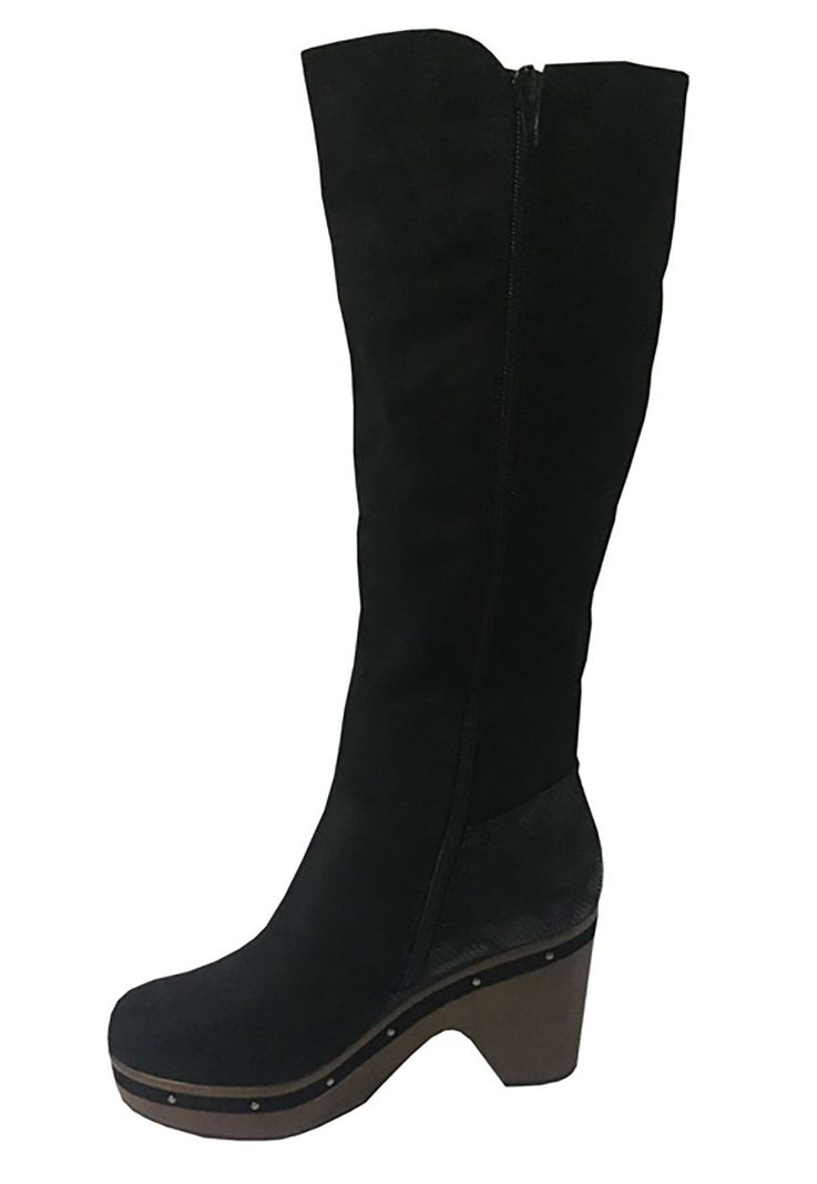 Bota Gamuza Ecológica  ZAV28 Negro-4
