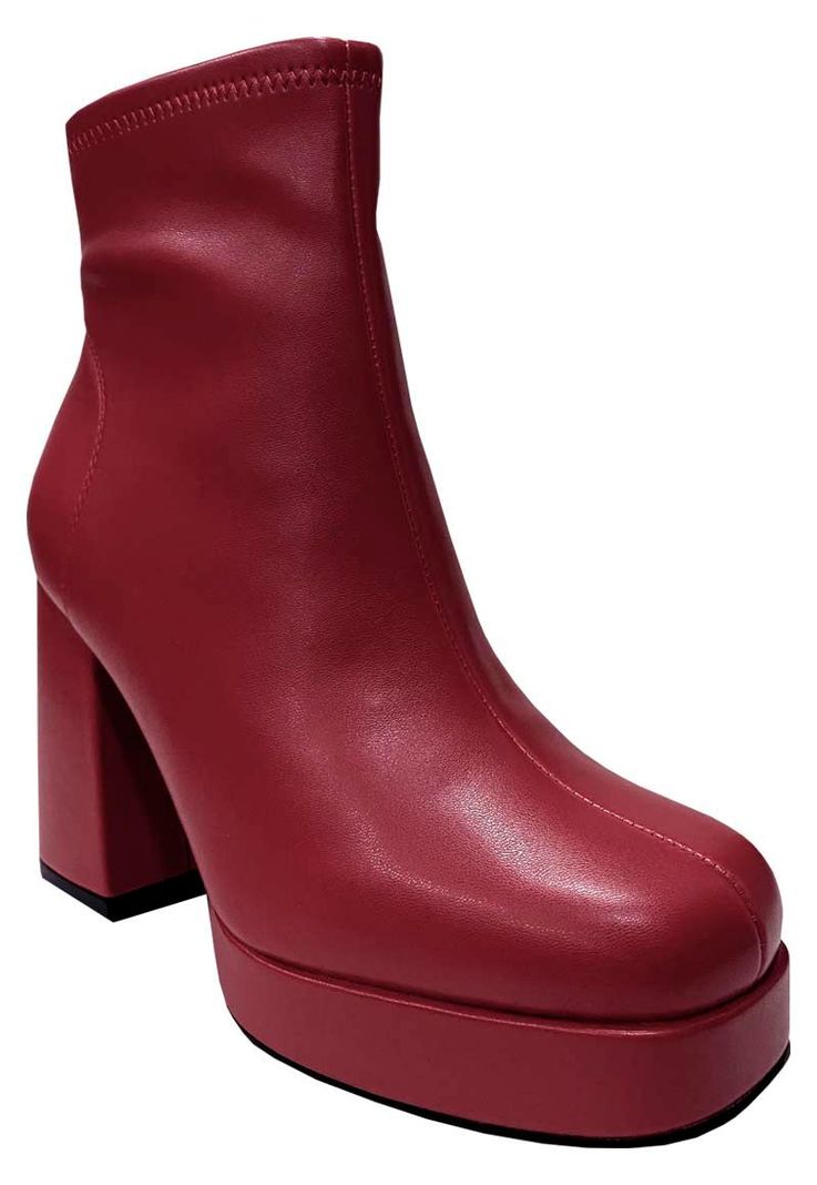 Botin Ecocuero ZAZ59 Rojo-1