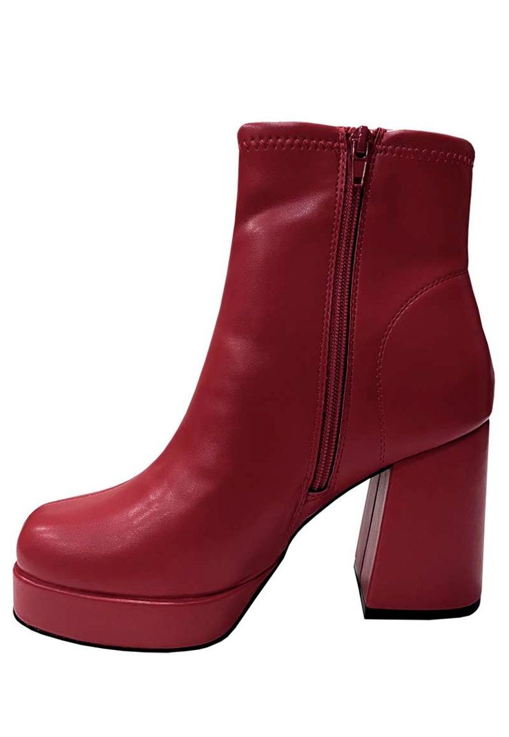 Botin Ecocuero ZAZ59 Rojo-4