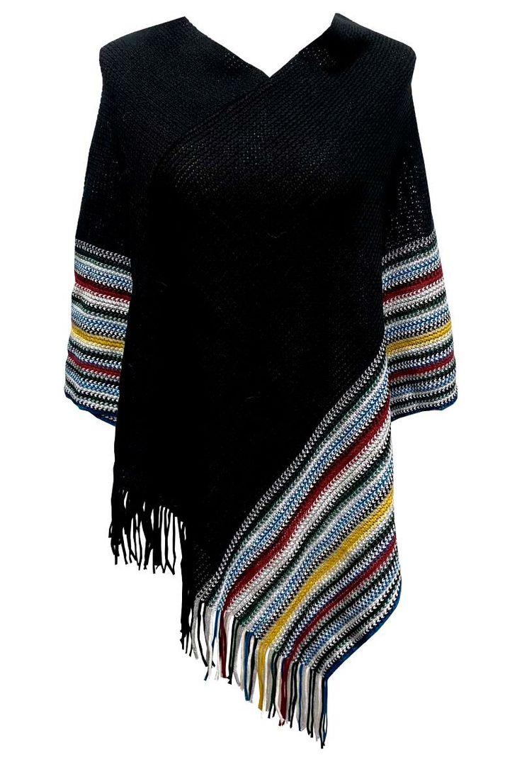 Poncho PO051 Negro-0
