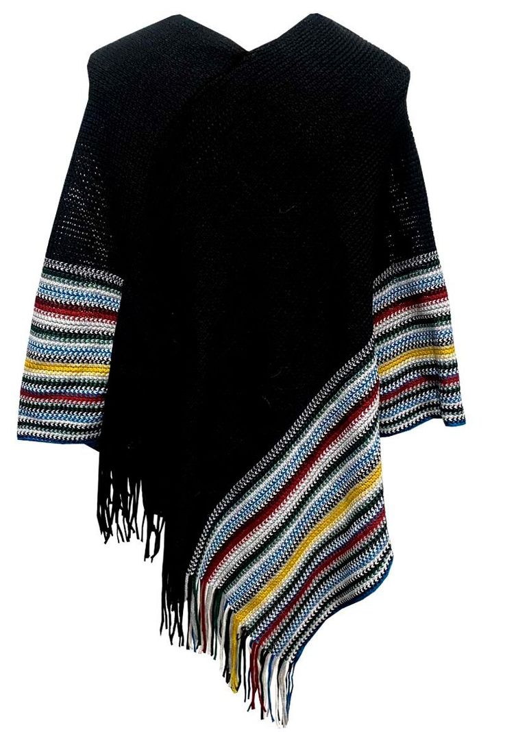 Poncho PO051 Negro-1