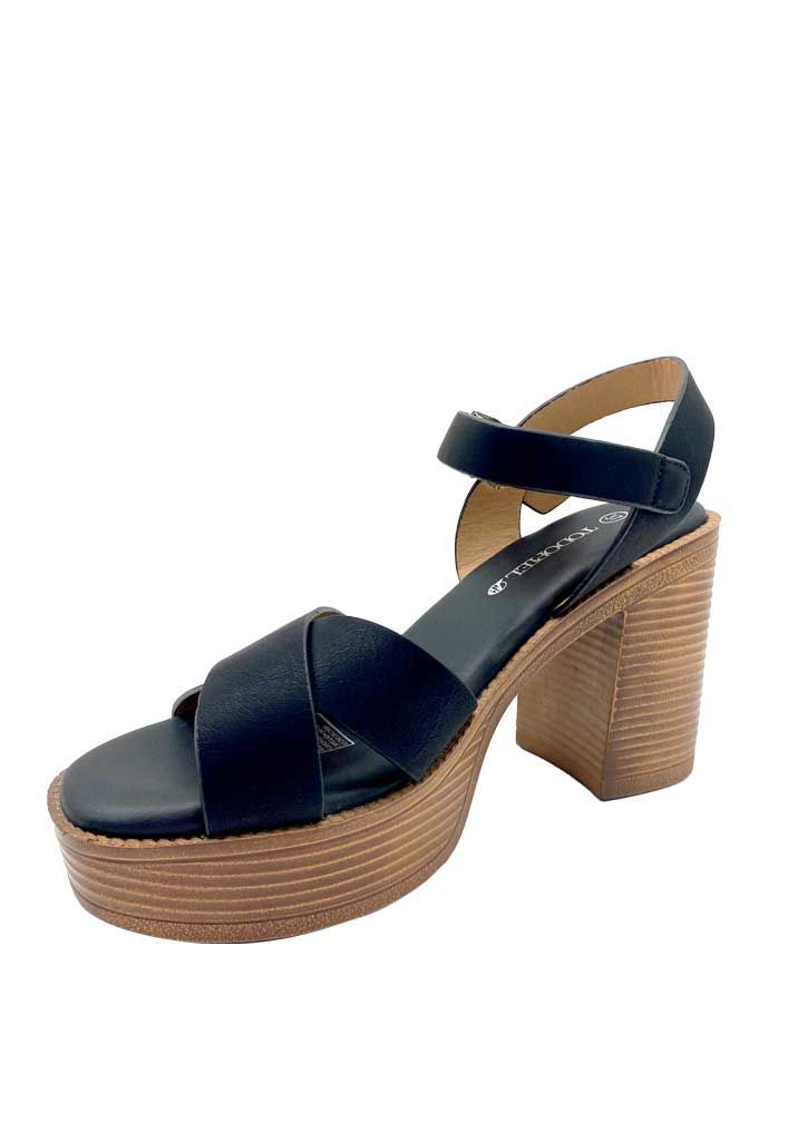 Sandalia Mujer Negro ZB031-3