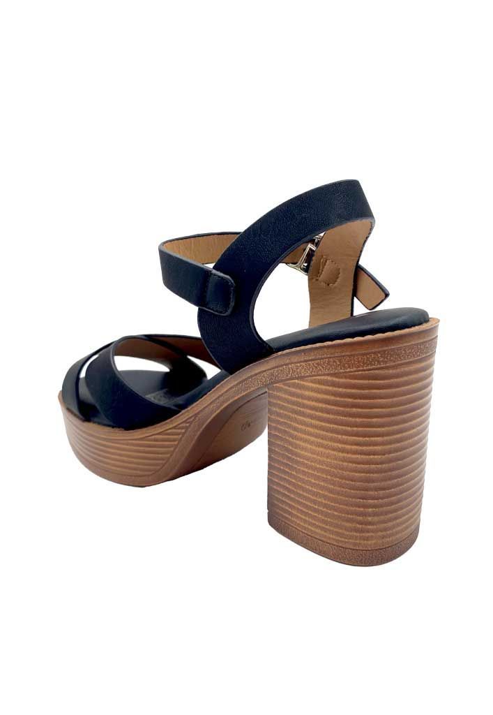 Sandalia Mujer Negro ZB031-4