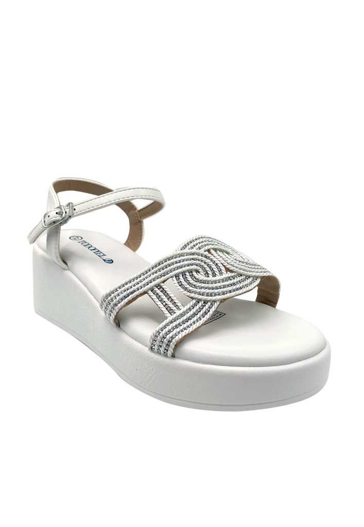 Sandalia Mujer Blanco ZB025-1