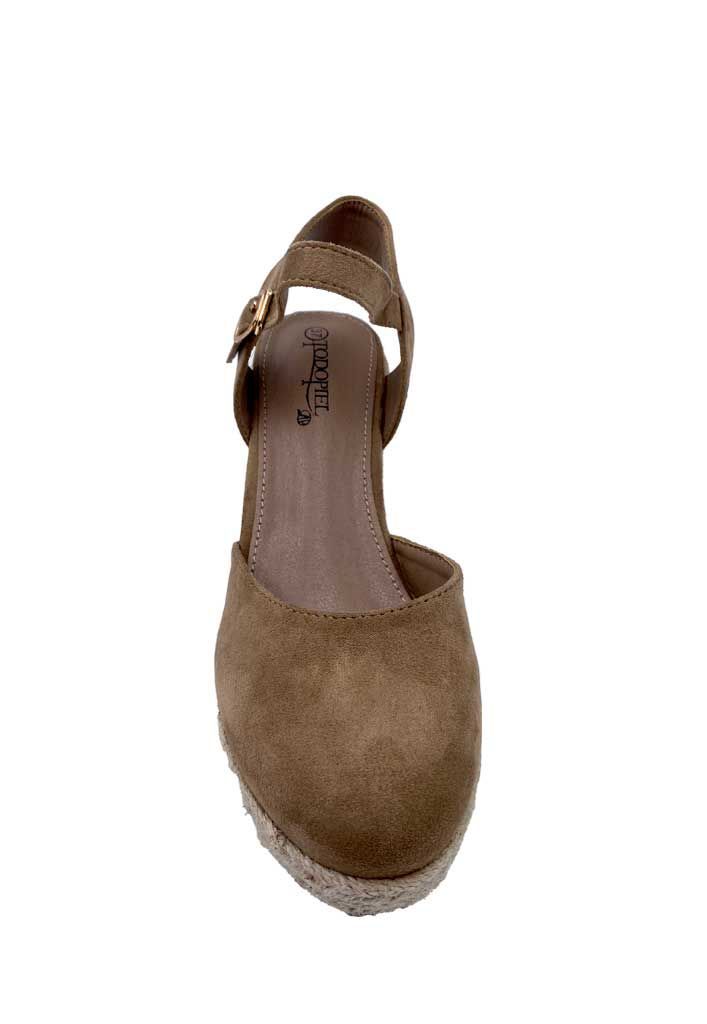 Alpargata Gamuza ecológica ZB018 Beige-2