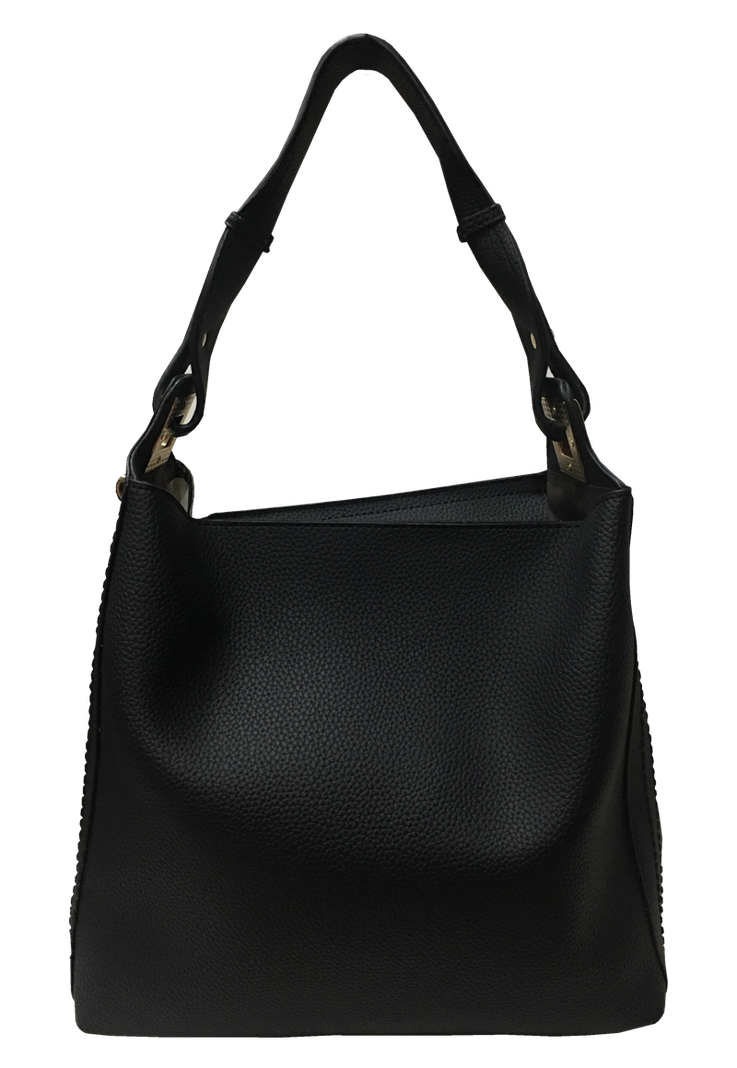 Cartera Cuero Ecológico CRO26 Negro-0