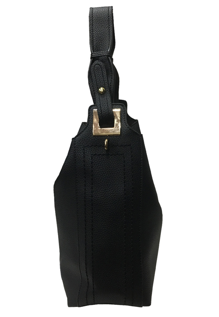 Cartera Cuero Ecológico CRO26 Negro-1
