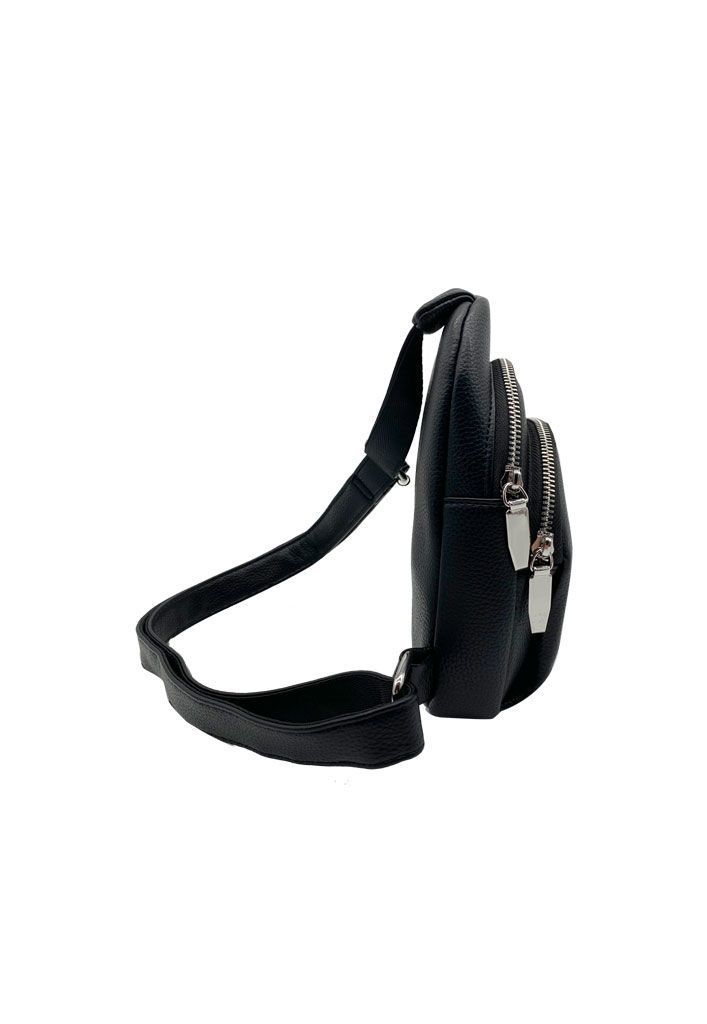 Bandolera Ecocuero Negro CRU36-1