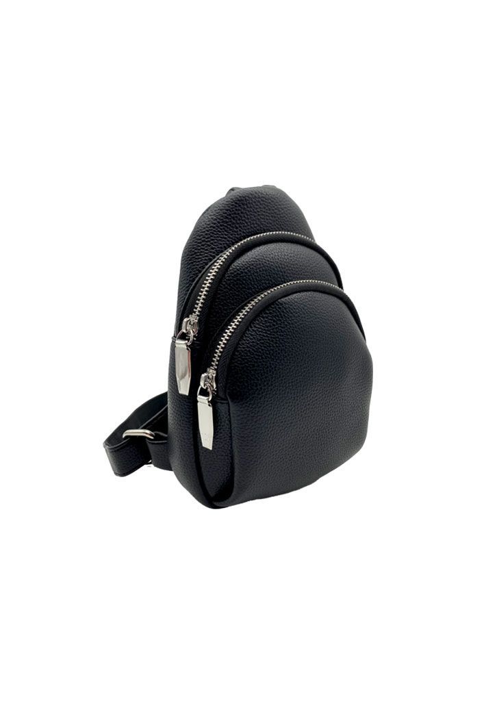 Bandolera Ecocuero Negro CRU36-2