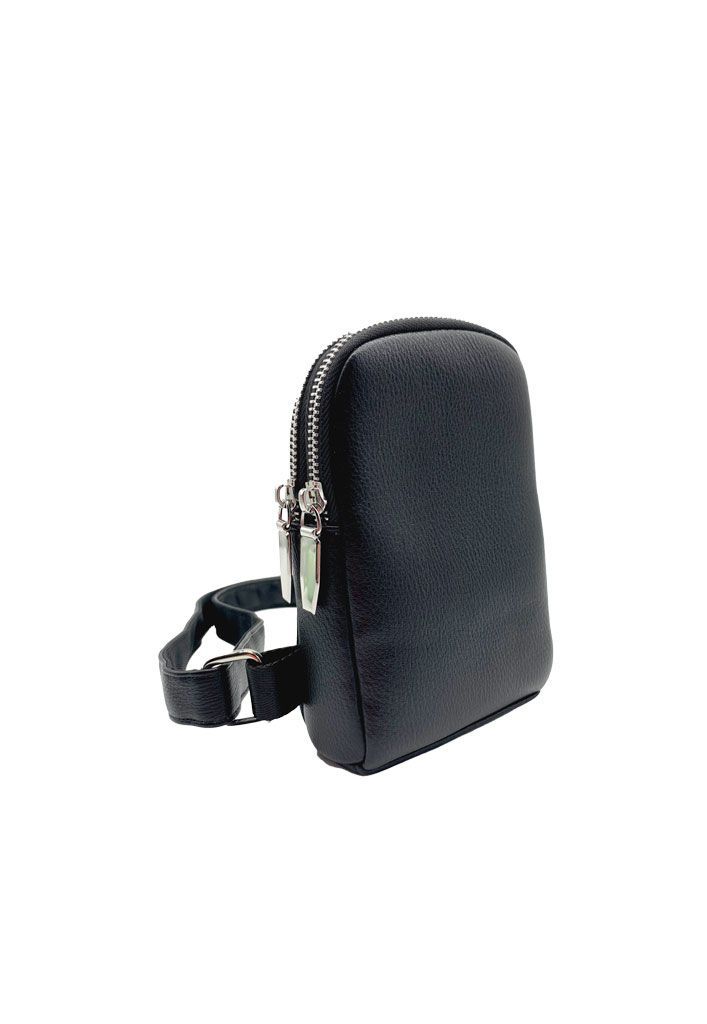 Bandolera Ecocuero Negro CRU35-1