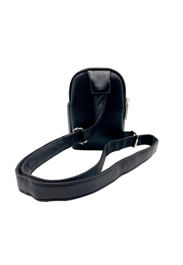 Bandolera Ecocuero Negro CRU35-2