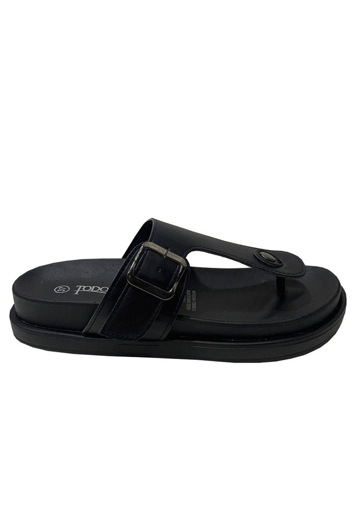 Sandalia Ecocuero ZAY90 Negro