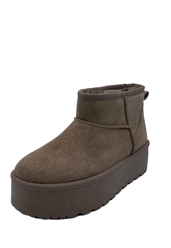 Botin ZB005 Gamuza Ecológica Taupe-3