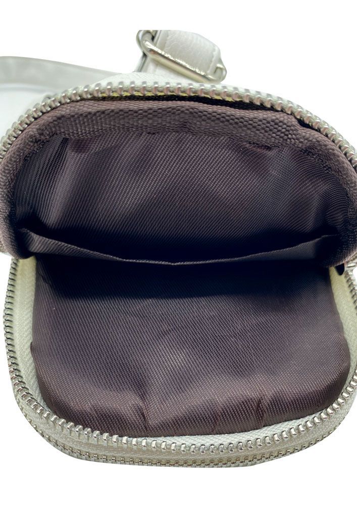 Bandolera Ecocuero Blanco CRU35-3