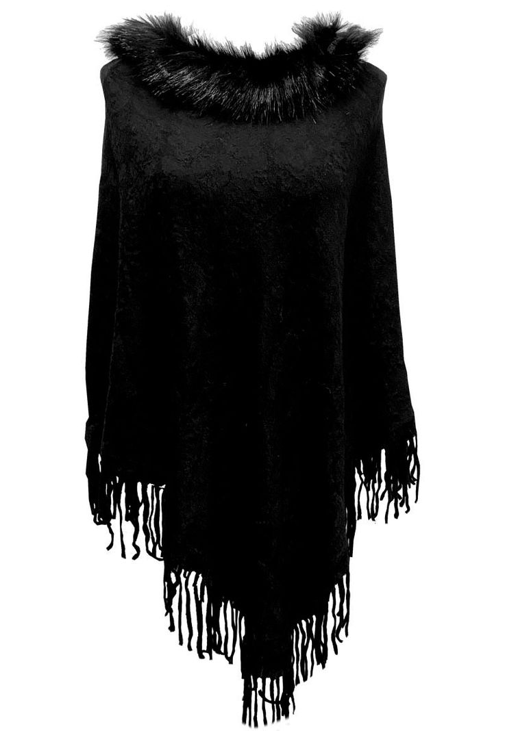 Poncho PO040 Negro-0