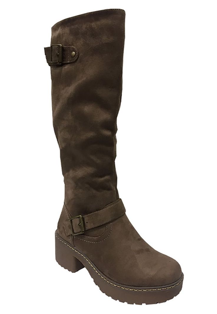 Bota Gamuza Ecológica ZAV19 Nude-1