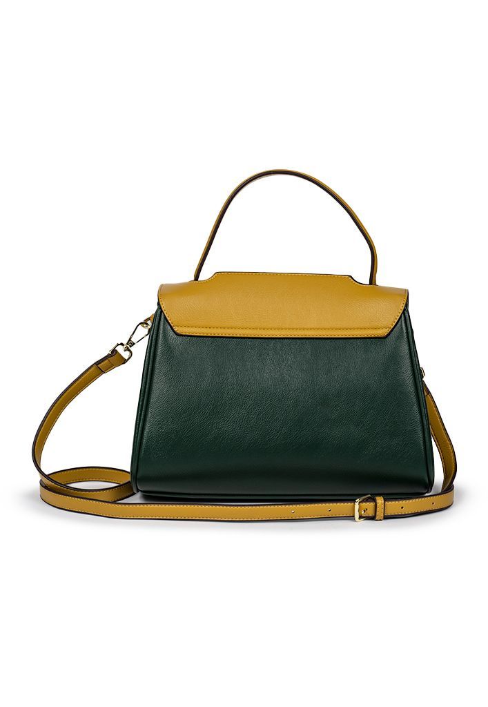 Cartera ecocuero CRU98 Verde-3