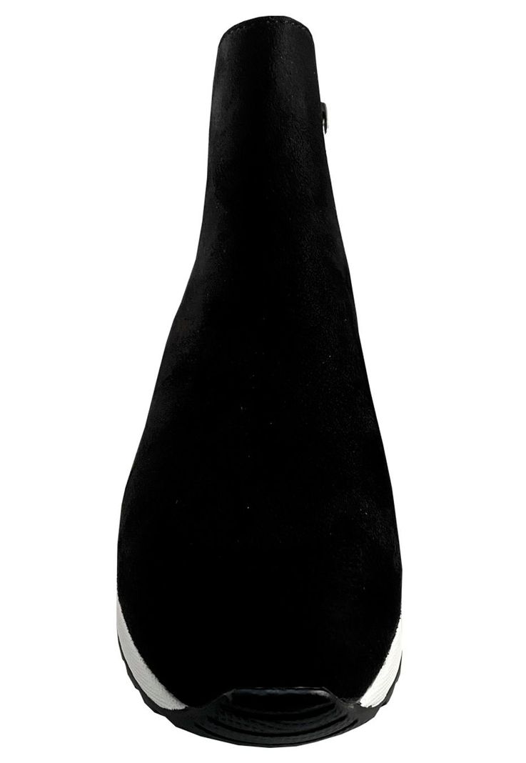 Zapatilla Gamuza Ecológica ZAZ07 Negro-2
