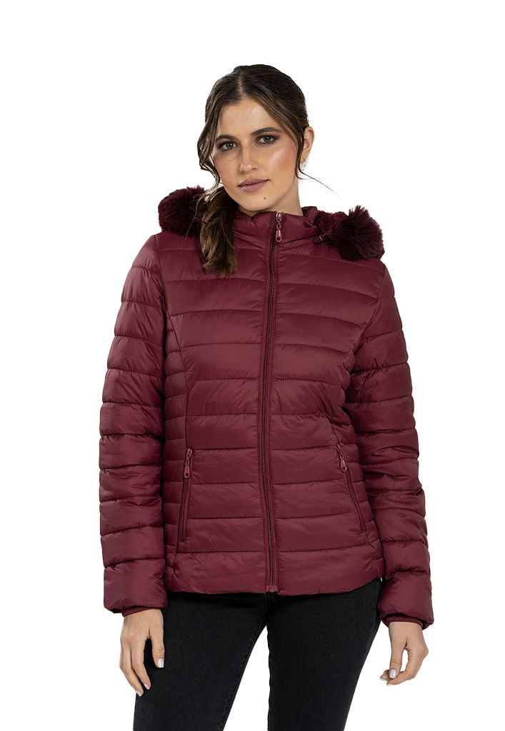Parka CHG72 Poliéster Burdeo-0