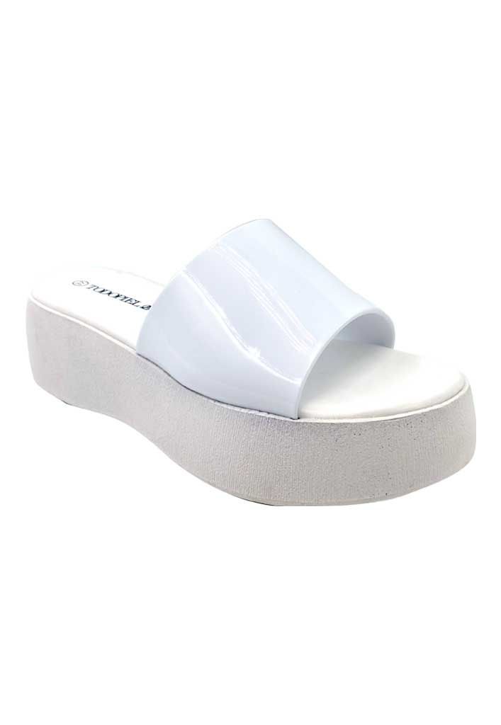 Sandalia Goma ZB039 Blanco-1