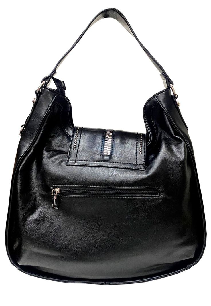 Cartera Cuero Ecológico CRR99 Negro-2